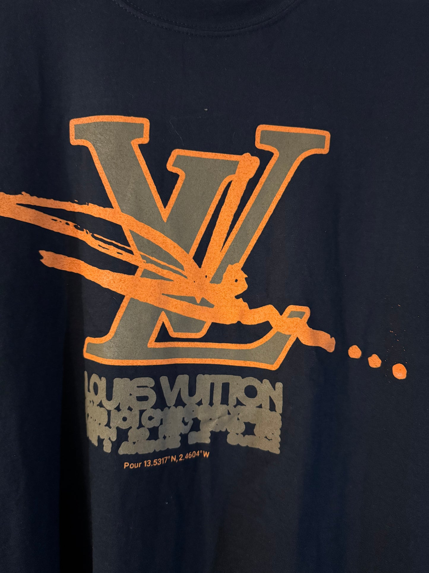 Louis Vuitton Virgil Abloh Graffiti Coordinates T‑Shirt Exclusive Edition (XL)