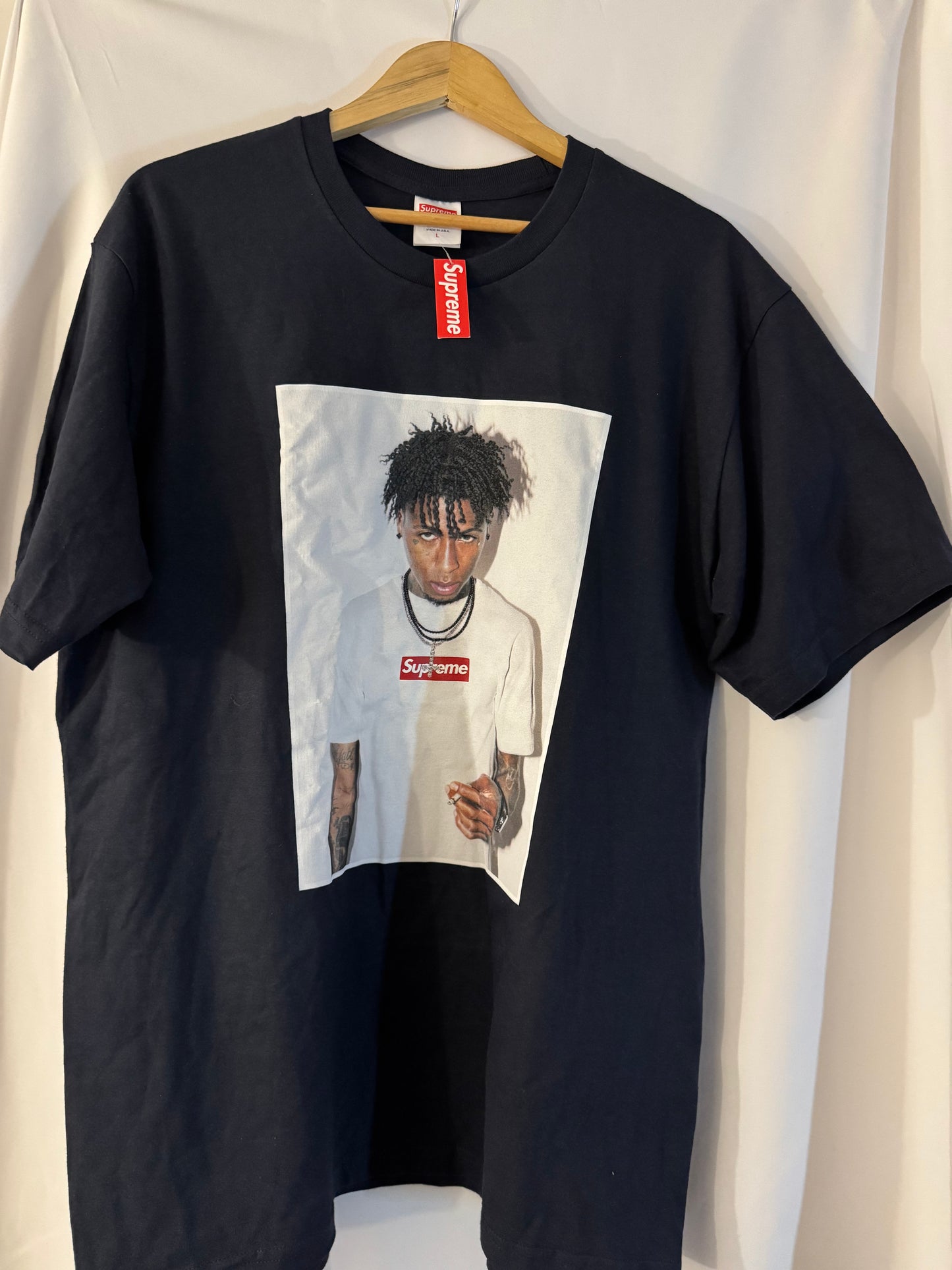 Supreme NBA YoungBoy Tee Navy (L)