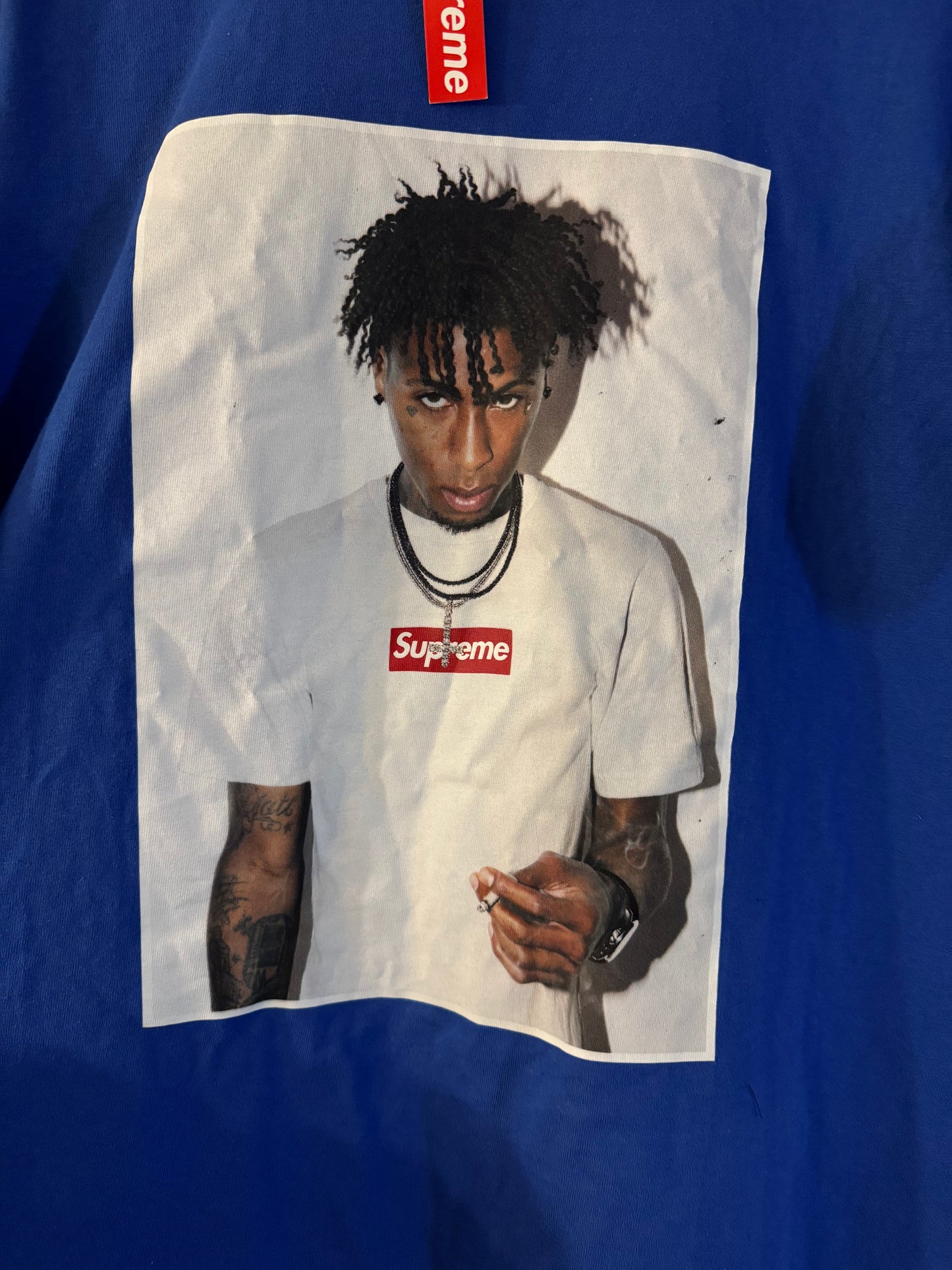 Supreme NBA YoungBoy Tee Blue (M)