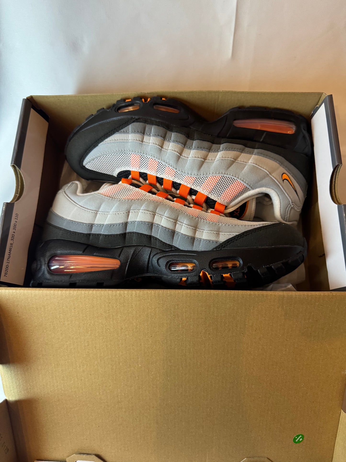 Nike Air Max 95 OG Big Bubble Bright Mandarin (42)