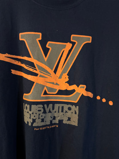 Louis Vuitton Virgil Abloh Graffiti Coordinates T‑Shirt Exclusive Edition (XL)