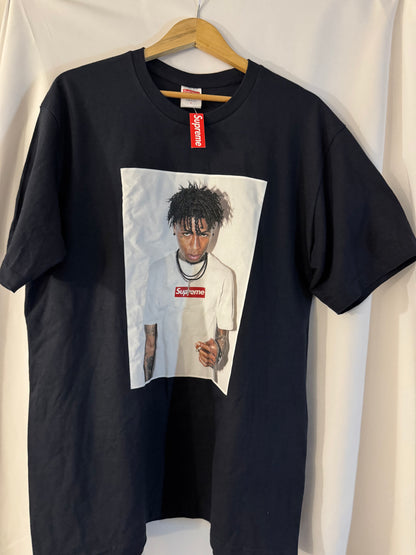Supreme NBA YoungBoy Tee Navy (L)